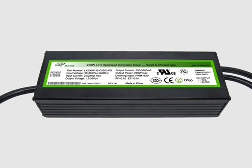 200W 小型高效 PWM调光型 LY200W-PD系列
