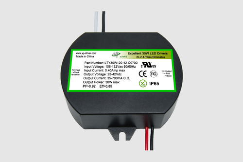 30W LED电源 可控硅调光型 LTY30W系列